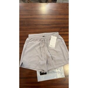 LSKD Pace 5" Lined Performance Shorts Mens Alloy Gray MAST00486 Size S NWT NEW